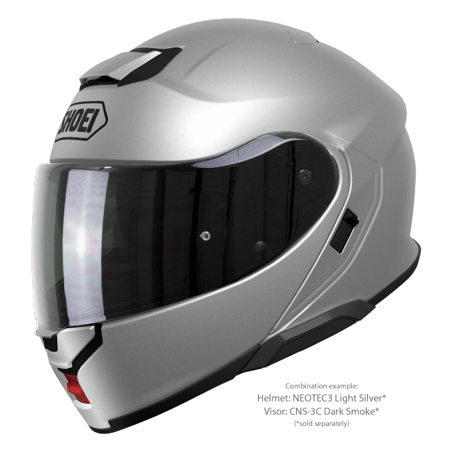 Shoei Neotec 3 Light Silver – with optional visor