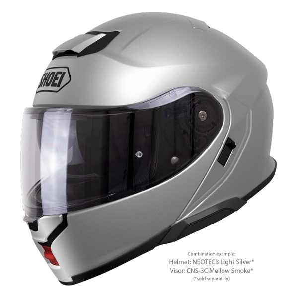 Shoei Neotec 3 Light Silver – with optional visor