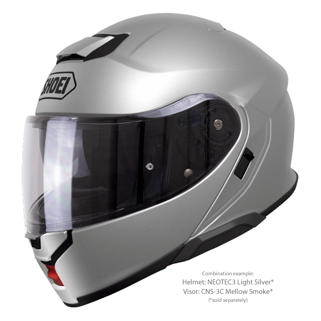 Shoei Neotec 3 Light Silver – with optional visor