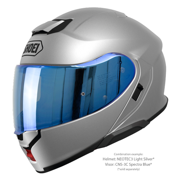Shoei Neotec 3 Light Silver – with optional visor