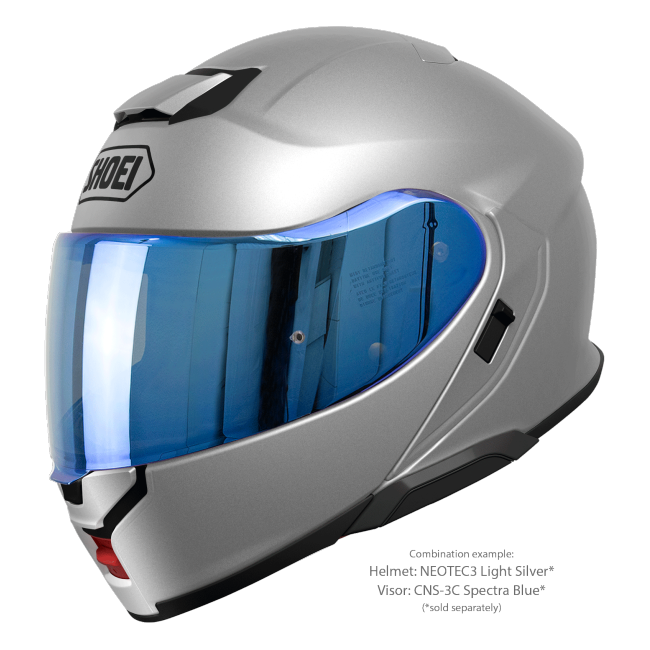 Shoei Neotec 3 Light Silver – with optional visor