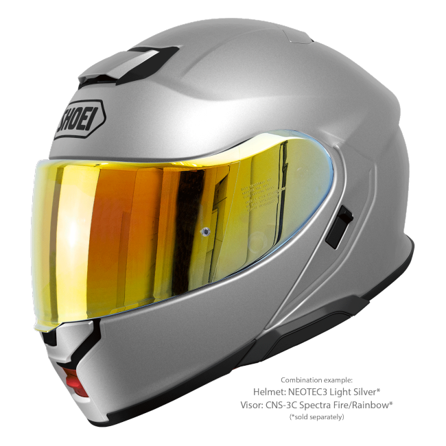 Shoei Neotec 3 Light Silver – with optional visor