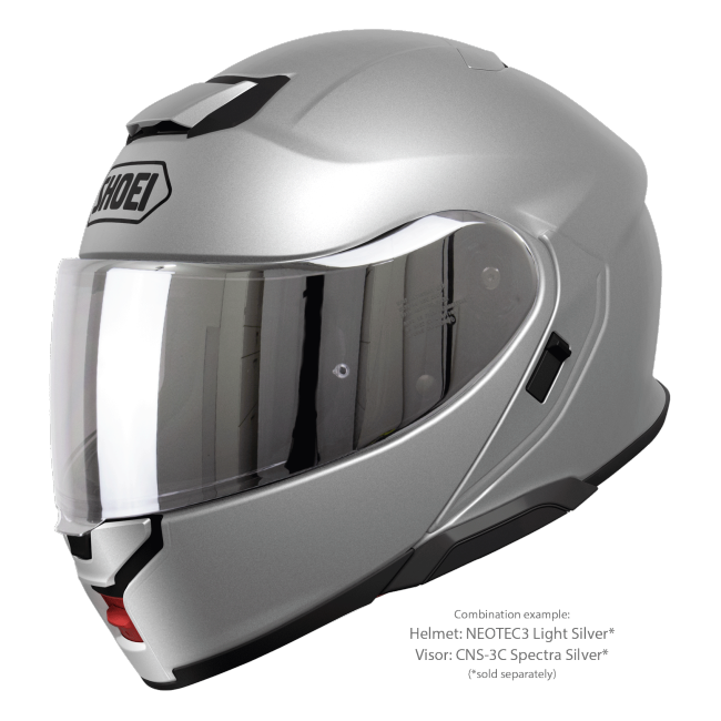 Shoei Neotec 3 Light Silver – with optional visor