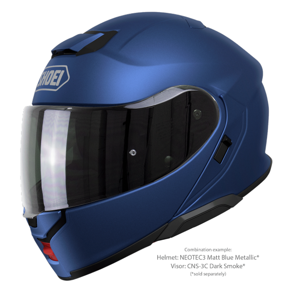 Shoei Neotec 3 Matt Blue Metallic – with optional visor