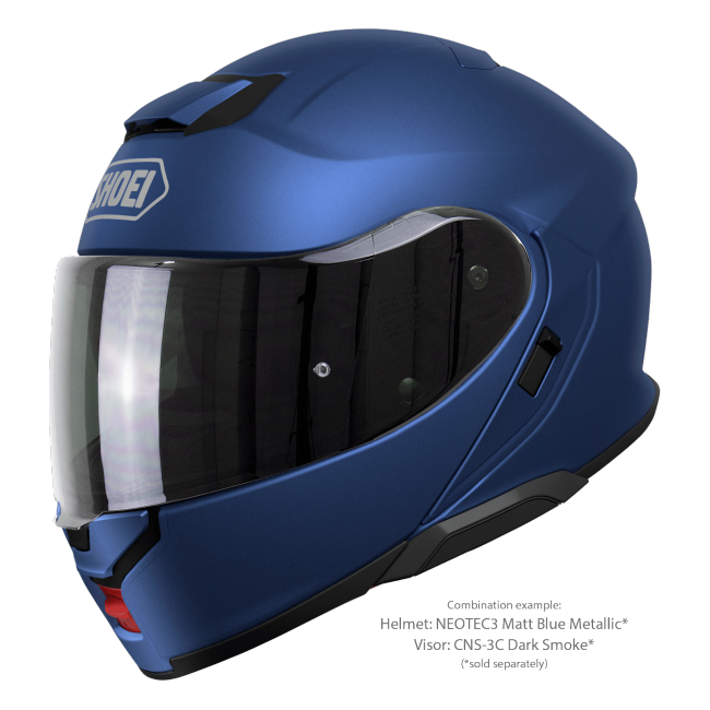 Shoei Neotec 3 Matt Blue Metallic – with optional visor