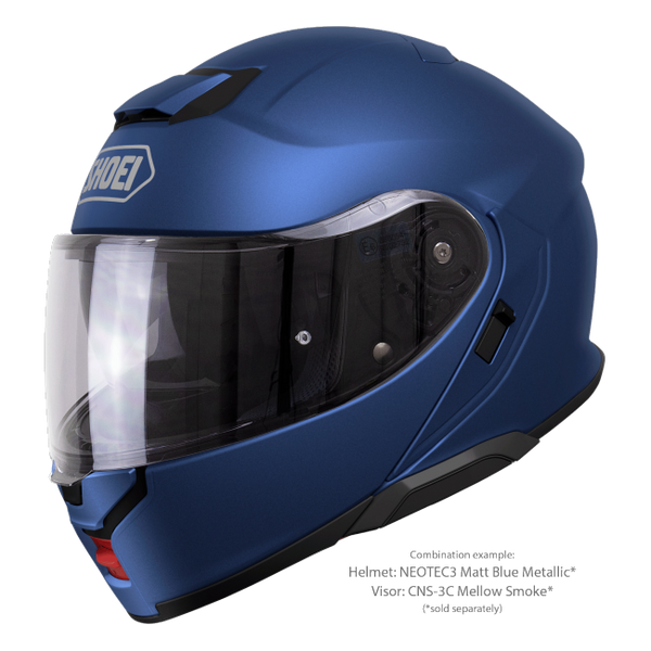 Shoei Neotec 3 Matt Blue Metallic – with optional visor