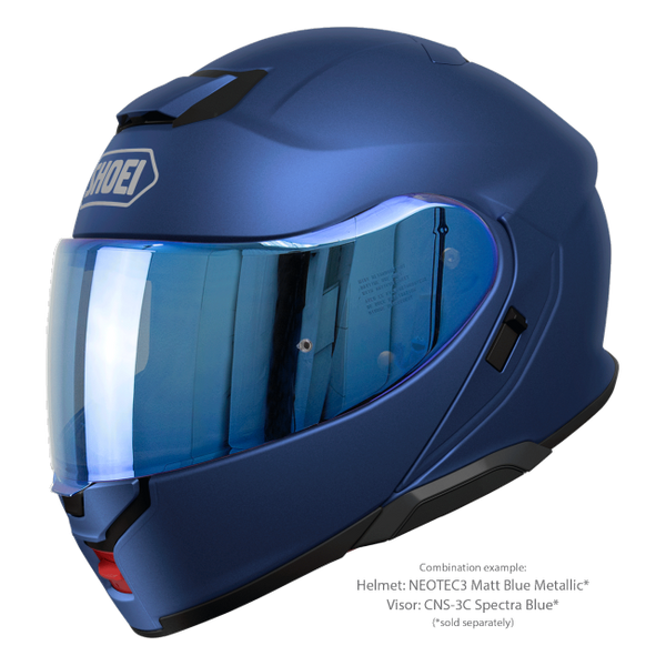 Shoei Neotec 3 Matt Blue Metallic – with optional visor