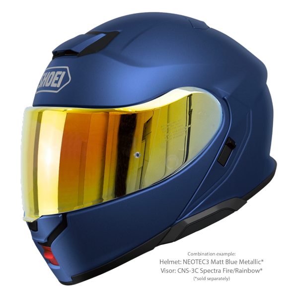 Shoei Neotec 3 Matt Blue Metallic – with optional visor