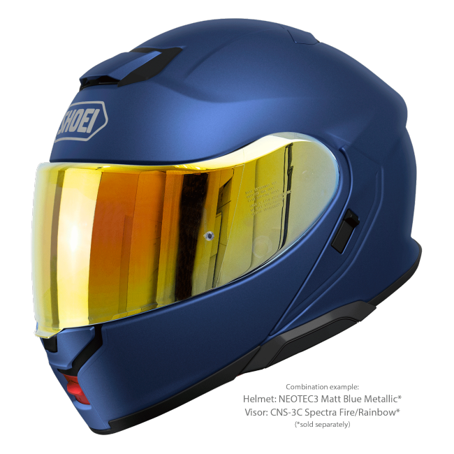 Shoei Neotec 3 Matt Blue Metallic – with optional visor