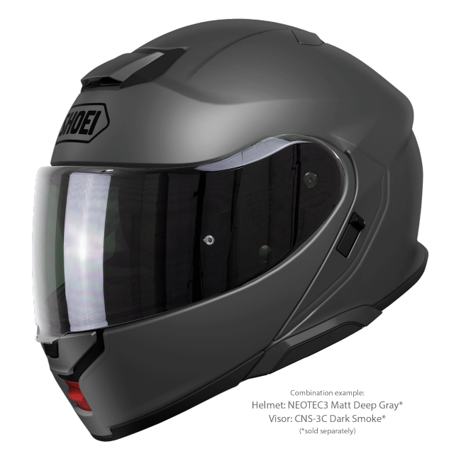 Shoei Neotec 3 Matt Deep Grey – with optional visor
