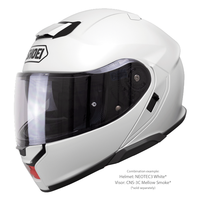 Shoei Neotec 3 White – with optional visor