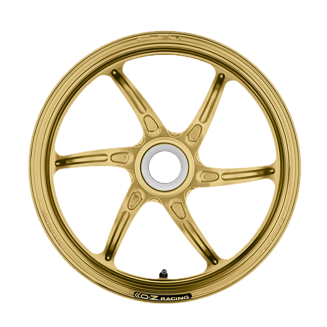 OZ Cattiva forged magnesium rear wheel for Ducati Panigale 1199 in gold finish