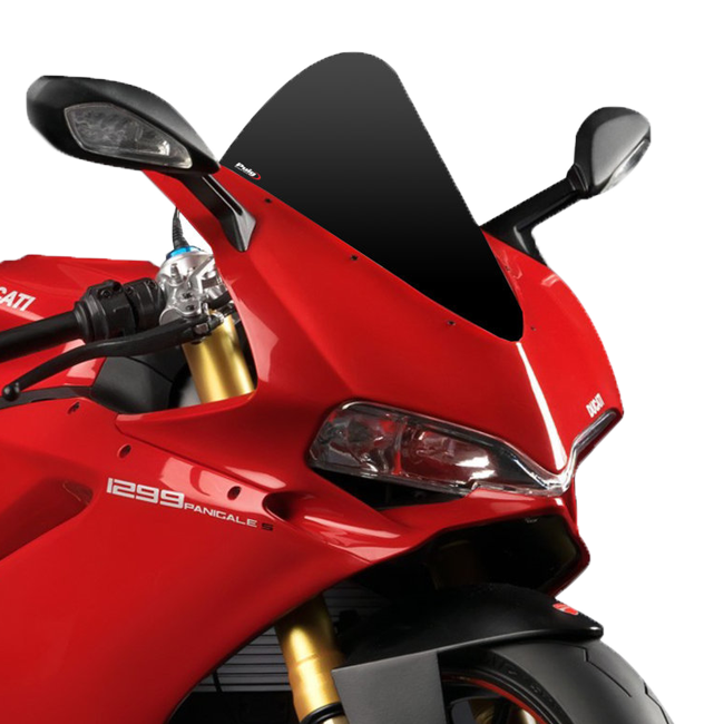 Puig R-Racer windshield for Ducati Panigale 1299/S 2015-2018, part 7621