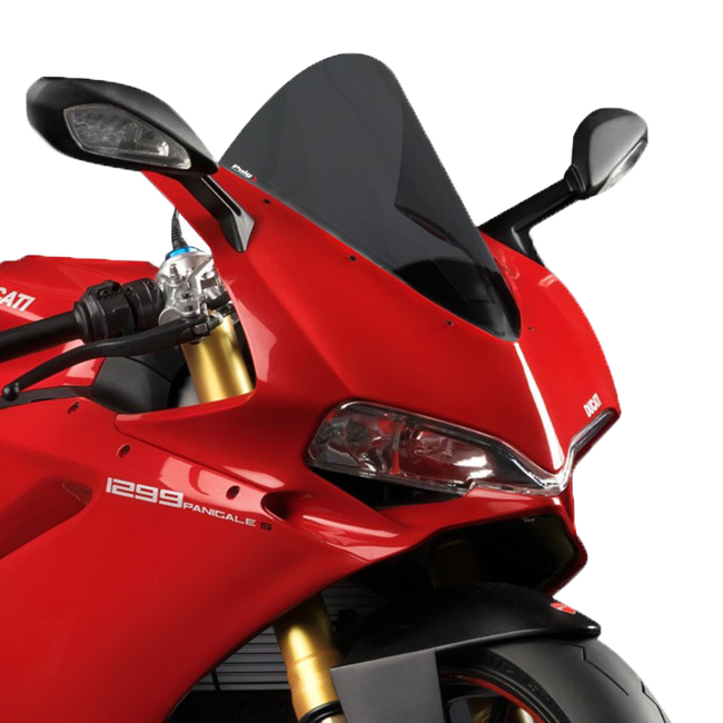Puig R-Racer windshield for Ducati Panigale 1299/S 2015-2018, part 7621