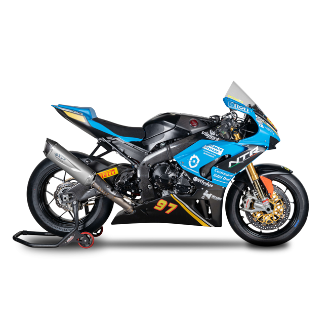 Spark Exhaust GHO8835 stainless steel full system with titanium silencer and carbon end cap for Honda CBR 1000 RR-R SC82