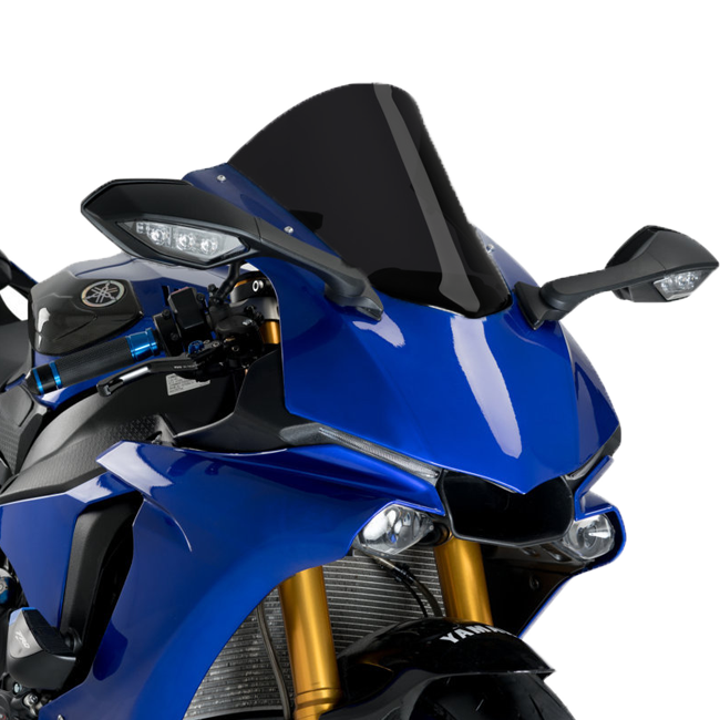 Puig R-Racer windshield for Yamaha YZF-R1/M RN32 RN49 2015–2019, transparent finish