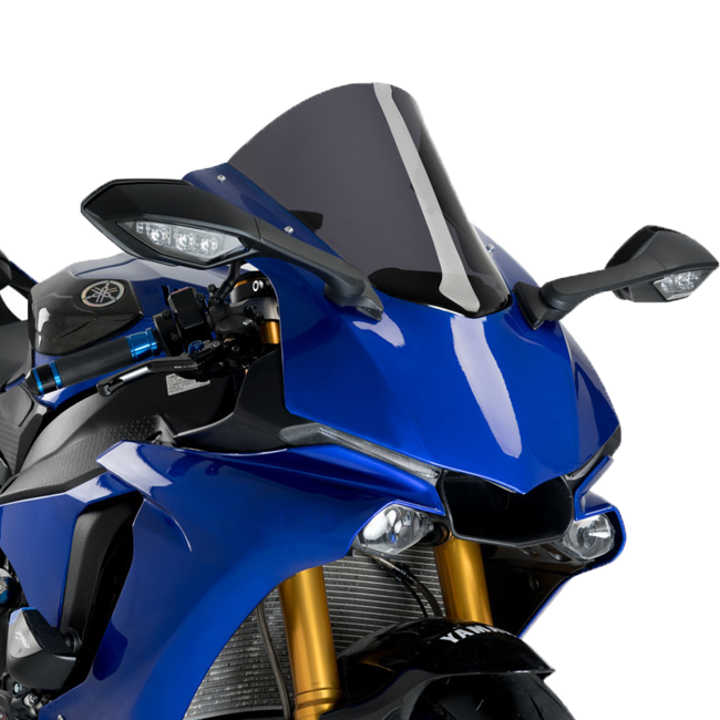 Puig R-Racer windshield for Yamaha YZF-R1/M RN32 RN49 2015–2019, transparent finish