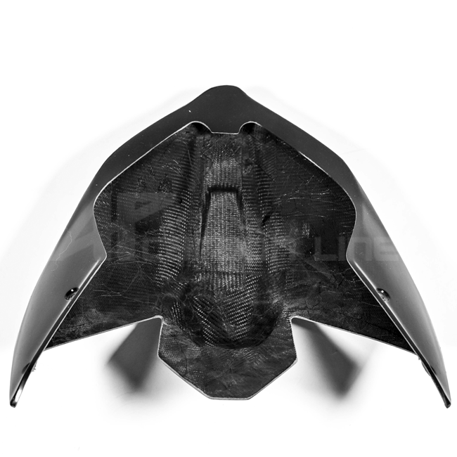 AP Carbon Line Lavatex tail fairing for Ducati Panigale V4/S/R 2025-2026, unpainted composite finish
