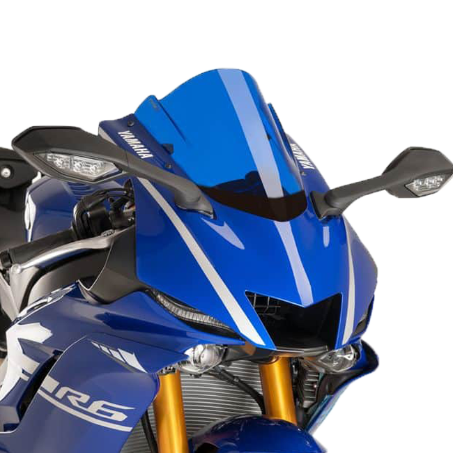 Puig Z-Racing windscreen for Yamaha YZF-R6 RJ27 in transparent finish, part 9723