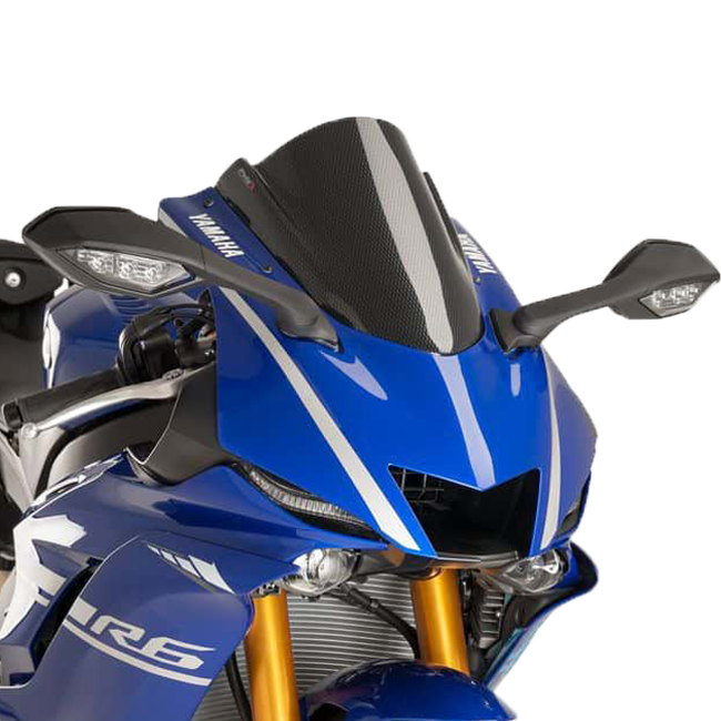 Puig Z-Racing windscreen for Yamaha YZF-R6 RJ27 in transparent finish, part 9723