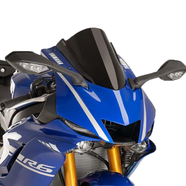 Puig Z-Racing windscreen for Yamaha YZF-R6 RJ27 in transparent finish, part 9723