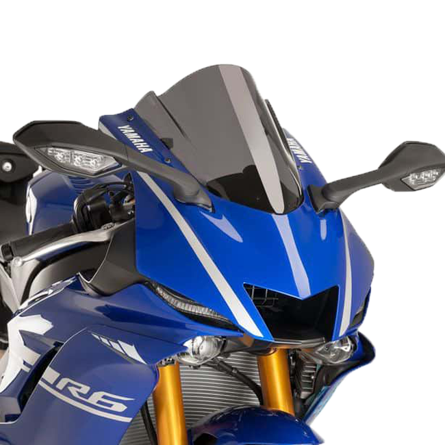 Puig Z-Racing windscreen for Yamaha YZF-R6 RJ27 in transparent finish, part 9723
