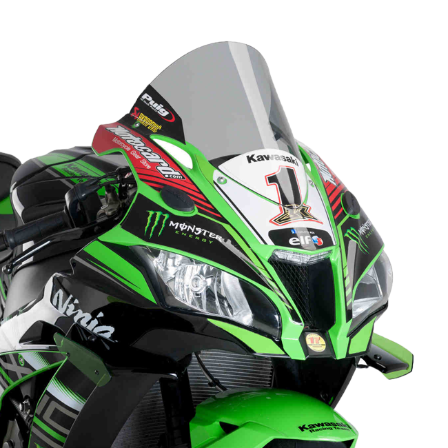 Puig R-Racer windscreen for Kawasaki ZX-10 R 2016–2020, part 9849