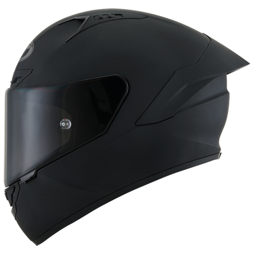 KYT NZ-Race Full-Face Helmet in Matte Black – Tri-Fiber Shell with Pinlock Included
