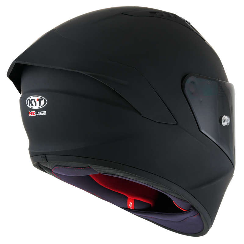 KYT NZ-Race full-face helmet in matte black finish