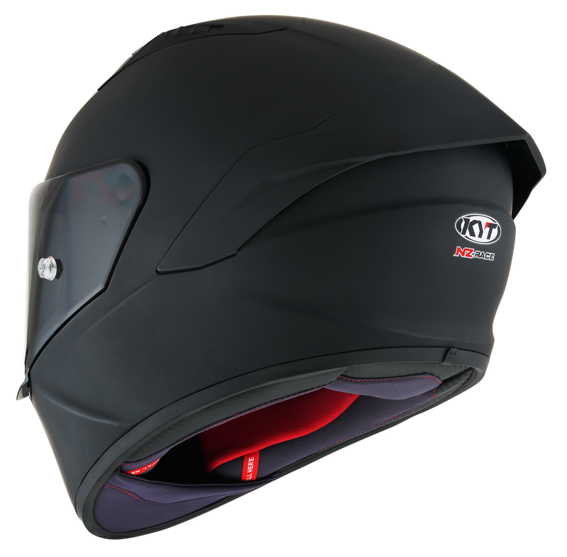 KYT NZ-Race full-face helmet in matte black finish