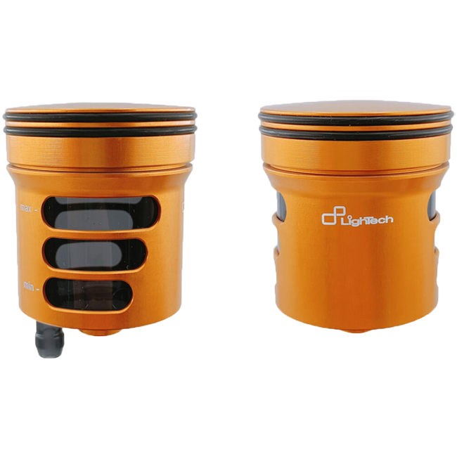 LighTech 30 cm³ CNC aluminium brake and clutch fluid reservoir in anodised colour finish