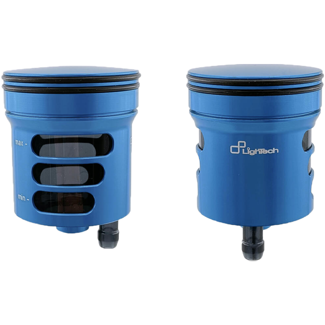 LighTech 30 cm³ CNC aluminium brake and clutch fluid reservoir in anodised colour finish