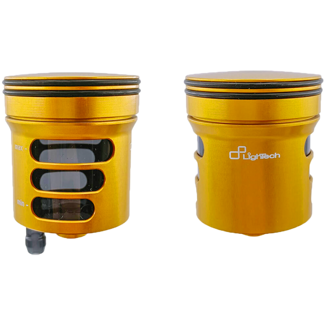 LighTech 30 cm³ CNC aluminium brake and clutch fluid reservoir in anodised colour finish
