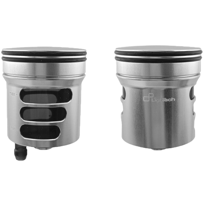 LighTech 30 cm³ CNC aluminium brake and clutch fluid reservoir in anodised colour finish