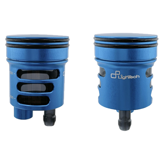 LighTech 16 cm³ CNC aluminium brake and clutch fluid reservoir in anodised colour finish