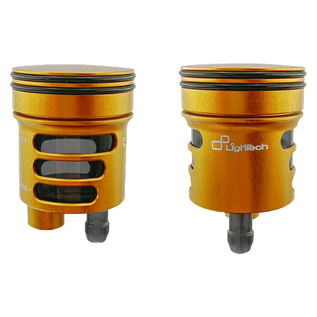 LighTech 16 cm³ CNC aluminium brake and clutch fluid reservoir in anodised colour finish