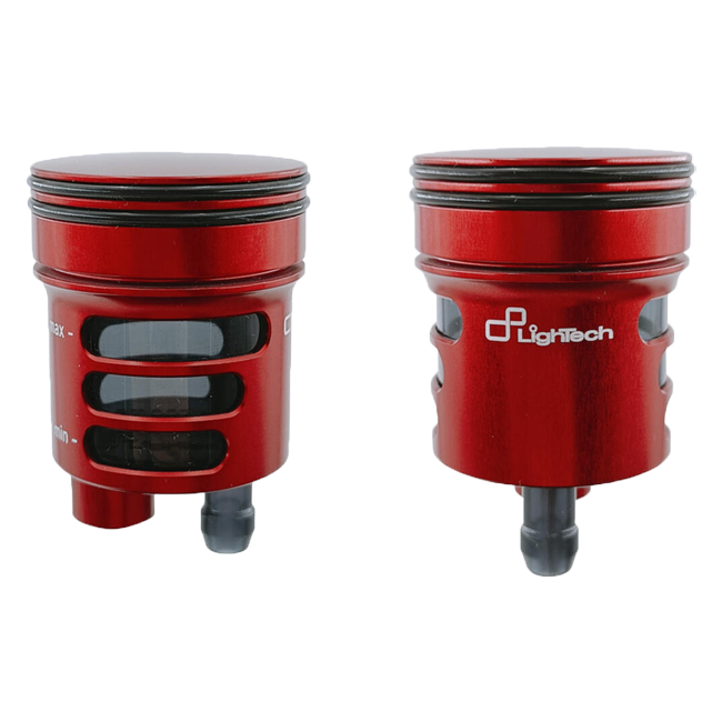 LighTech 16 cm³ CNC aluminium brake and clutch fluid reservoir in anodised colour finish