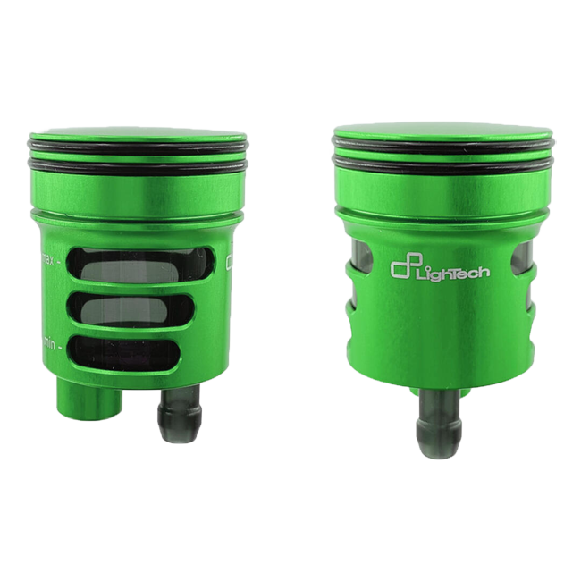 LighTech 16 cm³ CNC aluminium brake and clutch fluid reservoir in anodised colour finish
