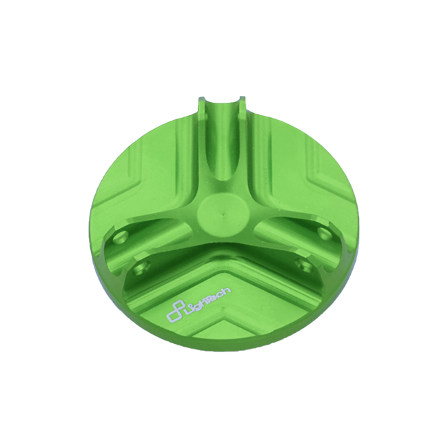 LighTech OIL105 CNC Ergal oil filler cap M30x1.5 for Kawasaki ZX-6R