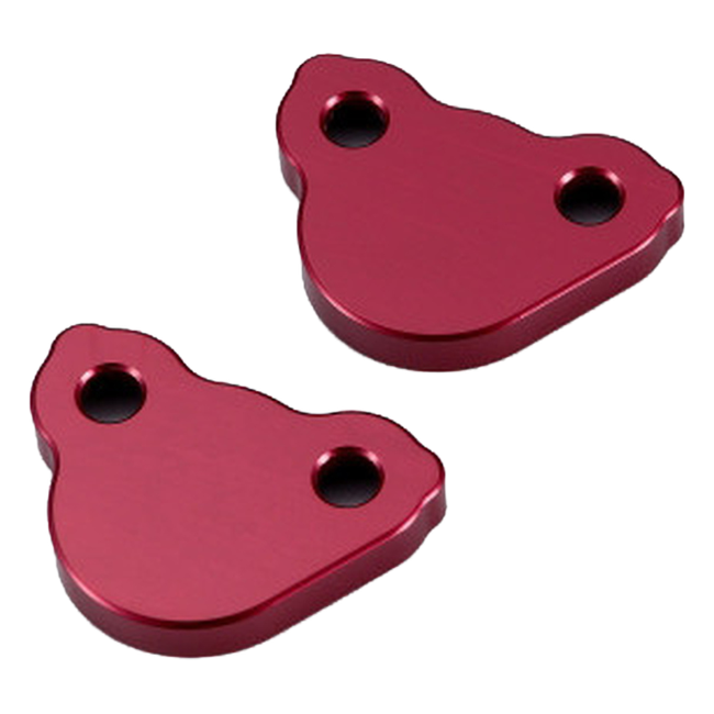 Accossato off-road rear brake reservoir cover PBH01 for Honda CRF450X, red colour