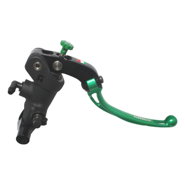 Accossato radial brake master cylinder PC009 with green lever