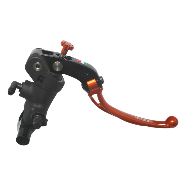 Accossato radial brake master cylinder PC009 with orange lever