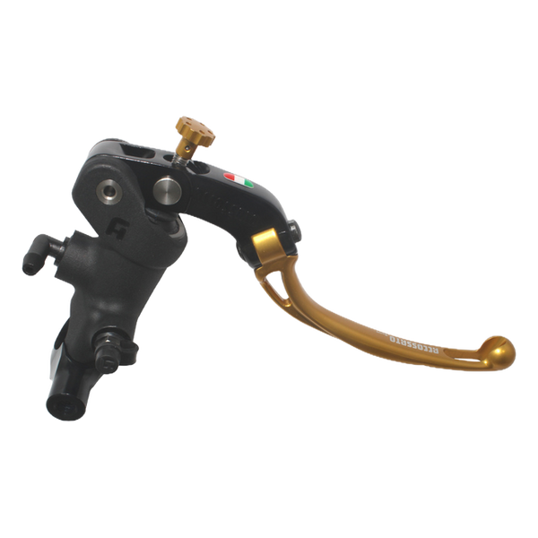 Accossato radial brake master cylinder PC014 with gold lever