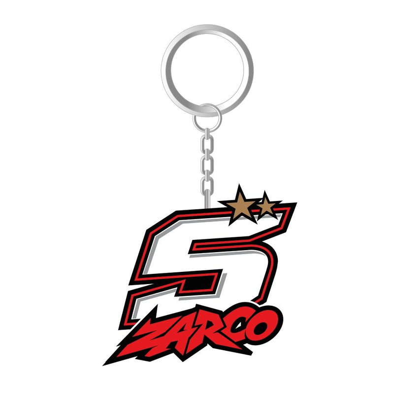 IXON Johann Zarco #5 Keyring 2026 red and white fan accessory PC3 ZARCO 26