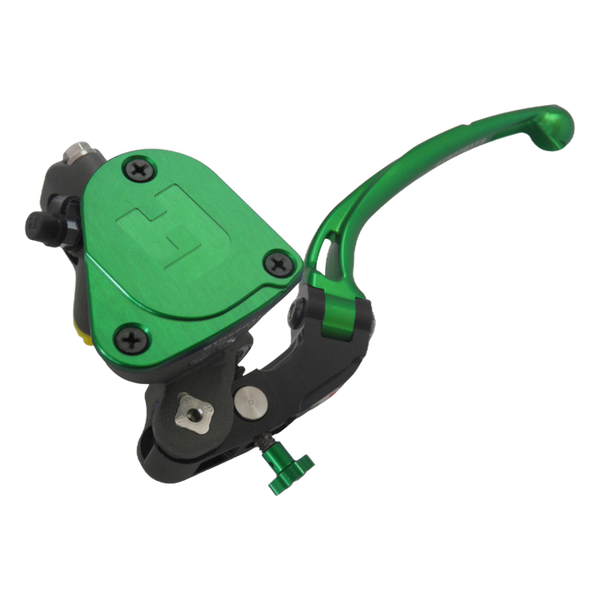 Accossato radial clutch master cylinder PK024 with green lever