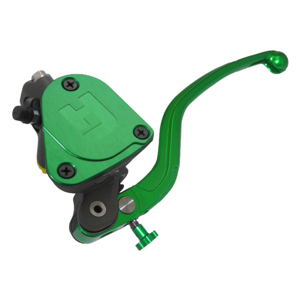 Accossato radial clutch master cylinder PK026 with green lever