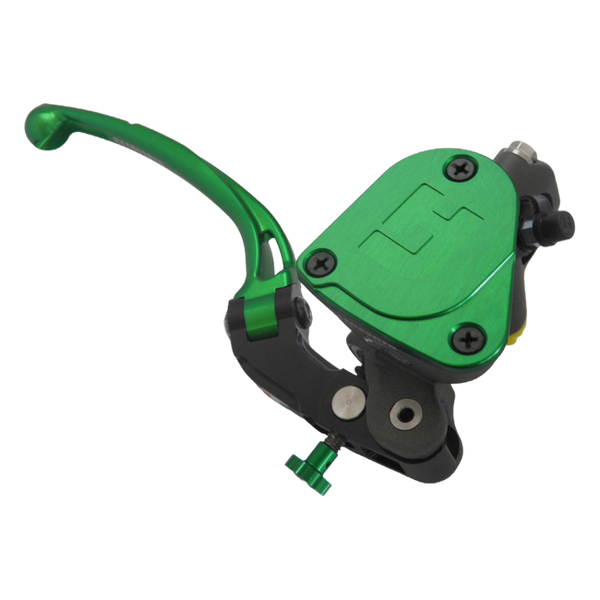 Accossato radial brake master cylinder PK027 with green lever