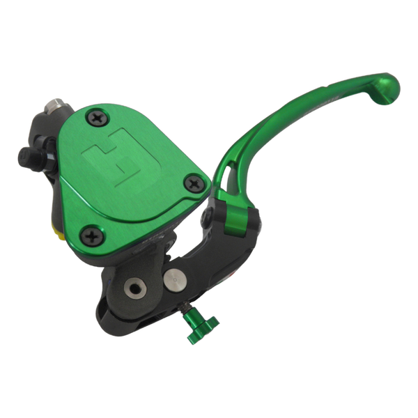 Accossato radial clutch master cylinder PK031 with green lever
