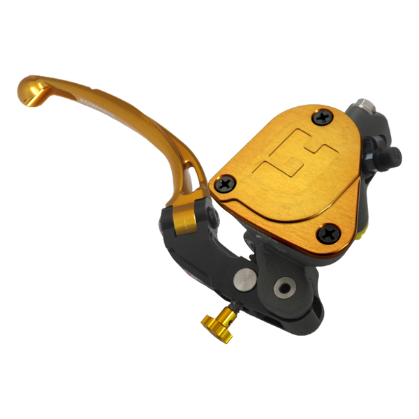 Accossato radial brake master cylinder PK040 with gold lever