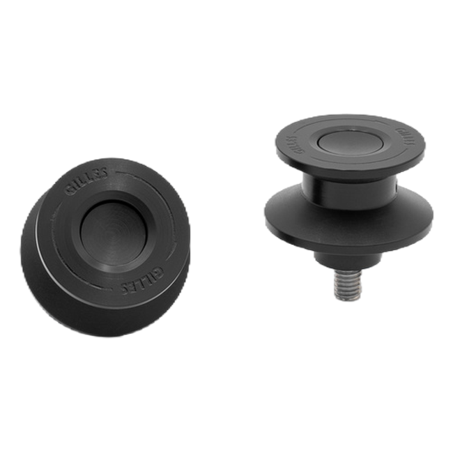 Gilles PSA2 paddock stand spools for Suzuki GSX-S1000GT, matt black